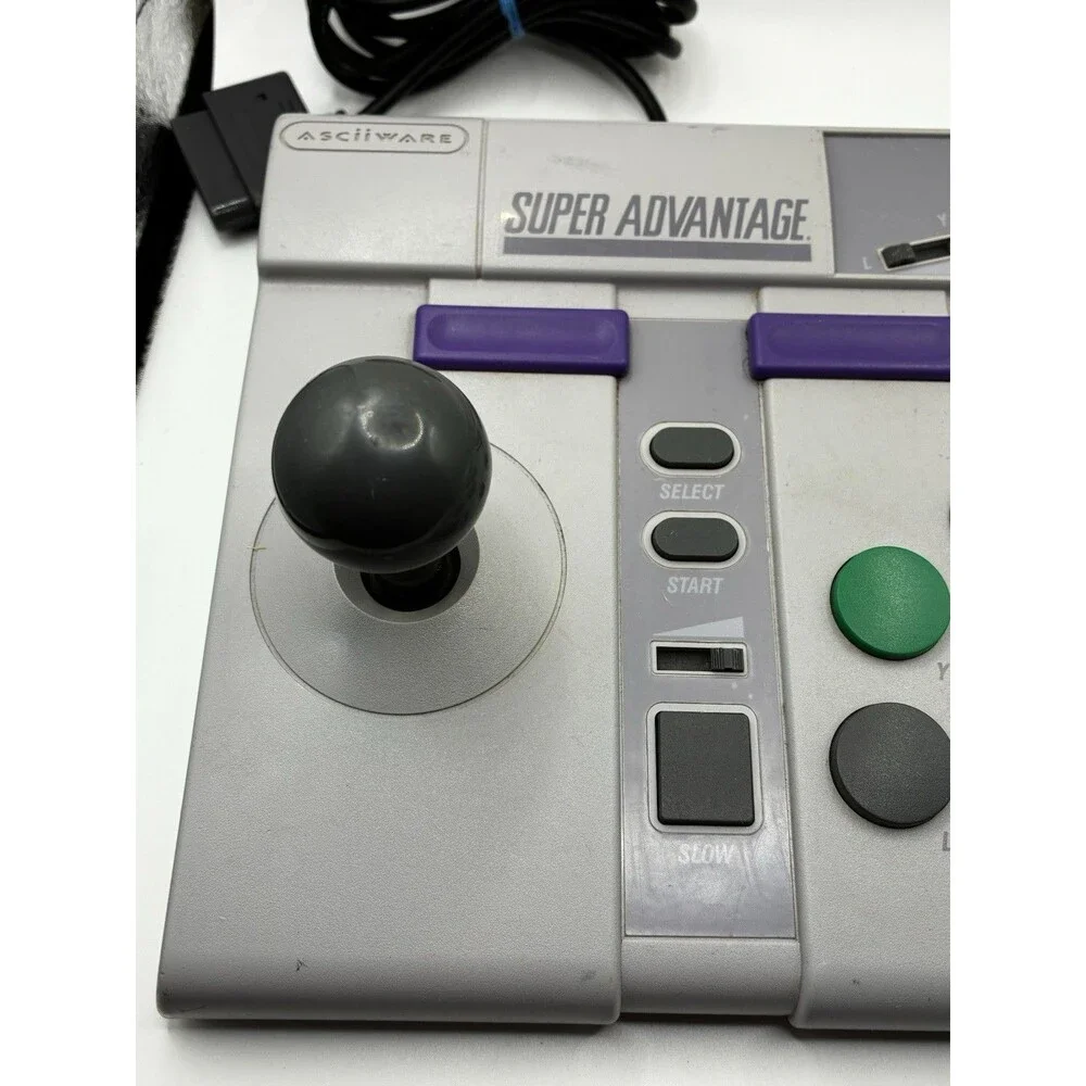 AsciiWare Super Advantage Joystick Controller - SNES Super Nintendo Model 4910